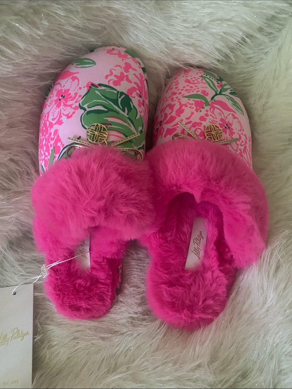 Lilly Pulitzer slippers size 9/10 nwt